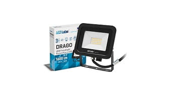Naświetlacz LED Drago 20W Neutralny biały slim IP65 czarny