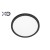 Panel LED 8-in-1 24W czarny 3/4/6000K