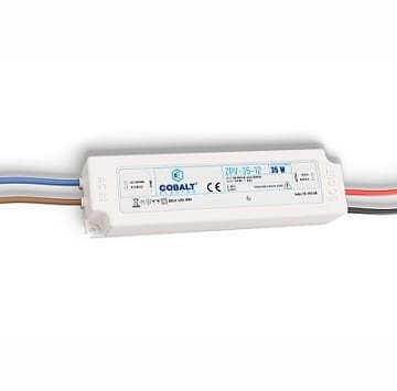 Zasilacz impulsowy COBALT ELECTRO ZPV 12V 35W IP67