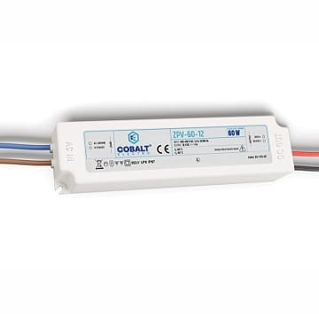 Zasilacz impulsowy COBALT ELECTRO ZPV 12V 60W IP67