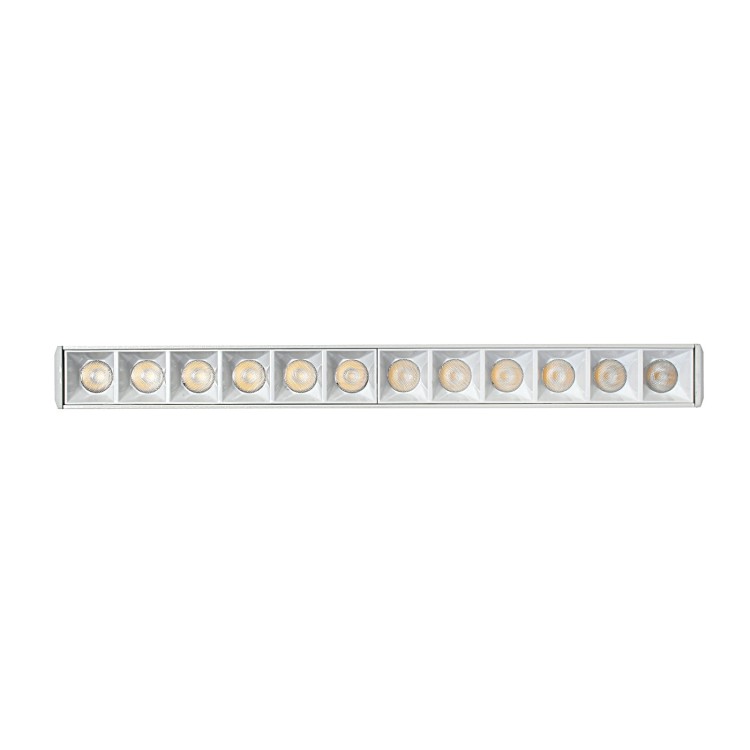 Lampa z diodami do szyn magnetycznych biała 12W 3000K DDCX-GS12-220 - TYP B