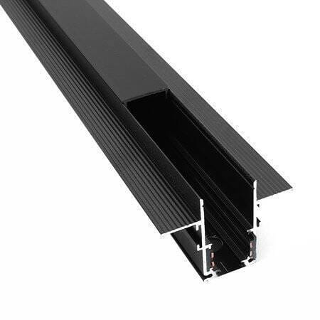 Szyna magnetyczna podtynkowa LL-20D 300cm czarna 12,5mm