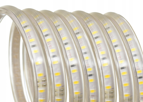 Taśma LED SMD 120LED 230V AC Neutralna Bez zasilacza / Cięta co 10cm