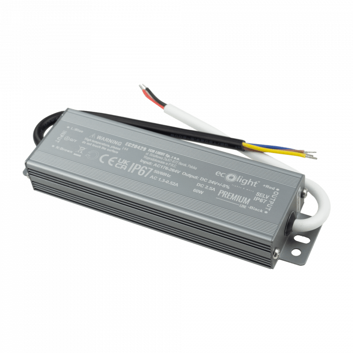 Zasilacz hermetyczny PREMIUM 60W 24V