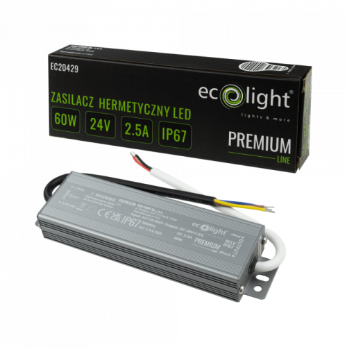 Zasilacz hermetyczny PREMIUM 60W 24V