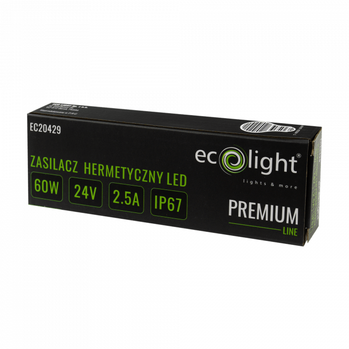 Zasilacz hermetyczny PREMIUM 60W 24V