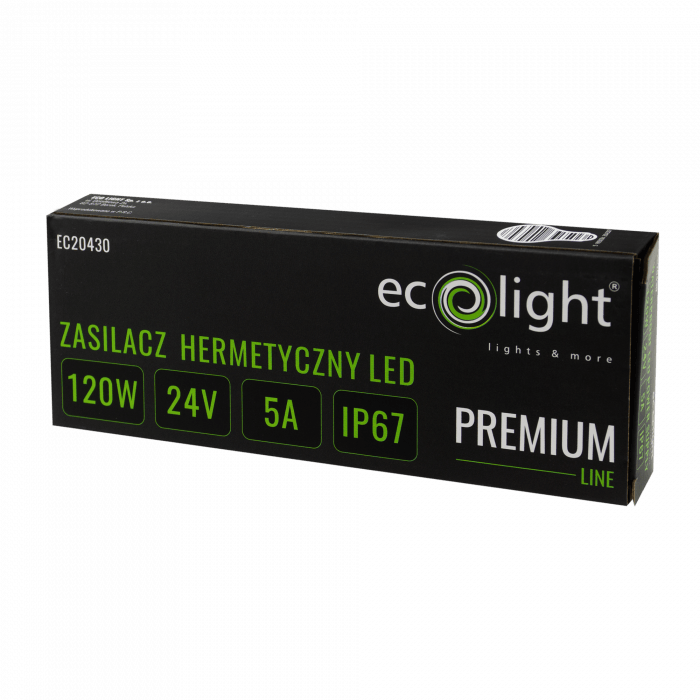 Zasilacz hermetyczny PREMIUM 120W 24V
