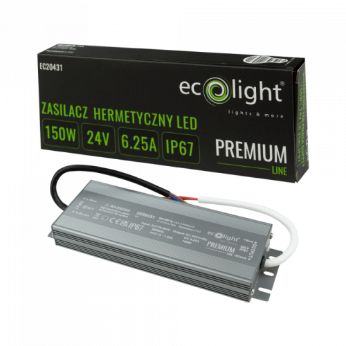 Zasilacz hermetyczny PREMIUM 150W 24V