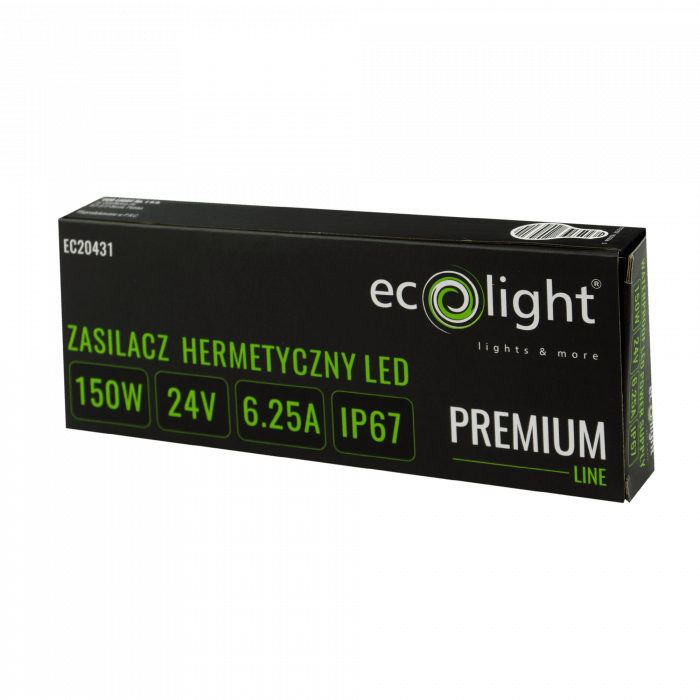 Zasilacz hermetyczny PREMIUM 150W 24V