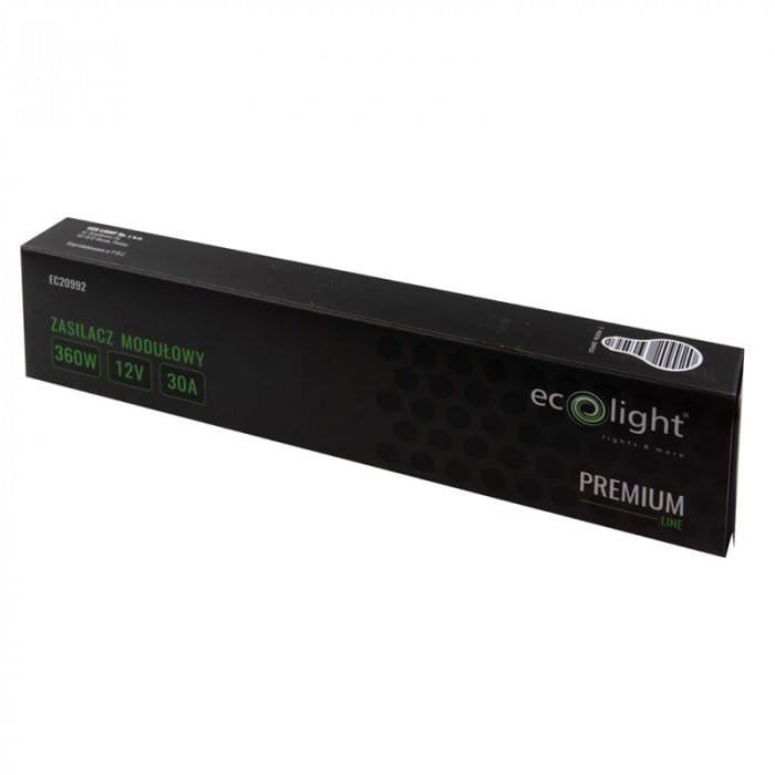 Zasilacz modułowy slim PREMIUM 360W 12V
