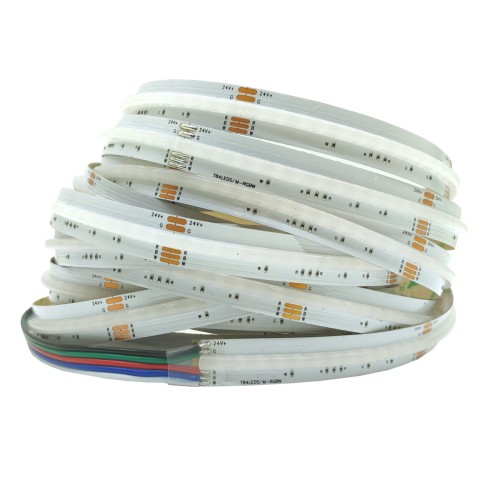 Taśma LED COB 24V RGBW 4w1 Biała Neutralna 784D/5m