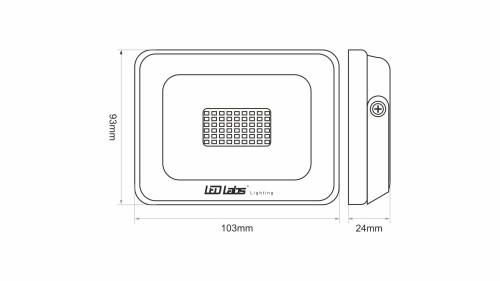 Naświetlacz LED DRAGO 10W NW IP65 SLIM