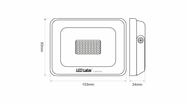 Naświetlacz LED DRAGO 10W NW IP65 SLIM