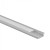 Profil P03 podtynkowy anodowany +klosz mleczny 3m
