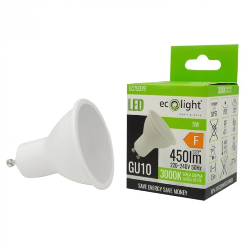 GU10 5W 3000K 400lm