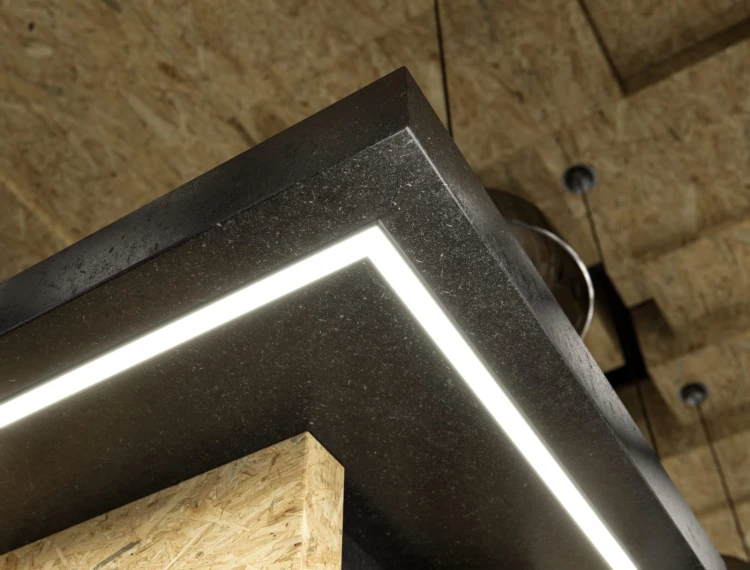 Profil LED LUMINES typ B inox anodowany 3 m